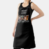 Head Chef Best Dad Ever 4 photo white black エプロン (インサイチュ)