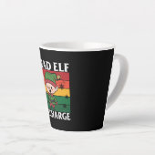 Head Elf In Charge カフェラテマグ (右アングル)
