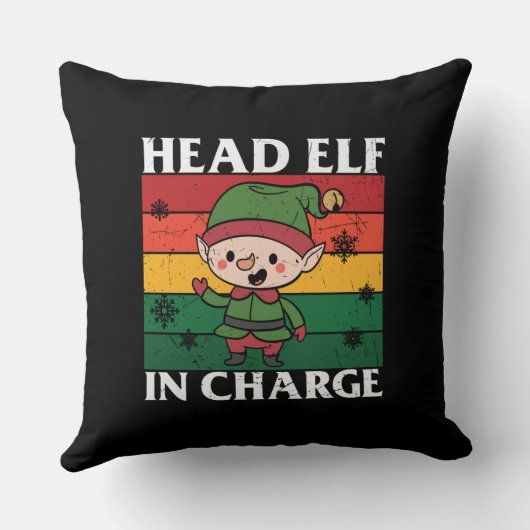 Head Elf In Charge クッション (裏面)