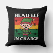 Head Elf In Charge クッション (正面)