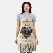 Head Gardener | Custom Gardening Grandma Gift エプロン (着用した状態)