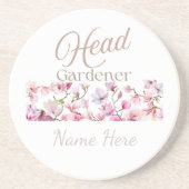 Head Gardener Floral Mother’s Day & Birthday Gift コースター (正面)