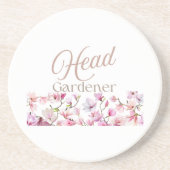 Head Gardener Floral Mother’s Day & Birthday Gift コースター (正面)