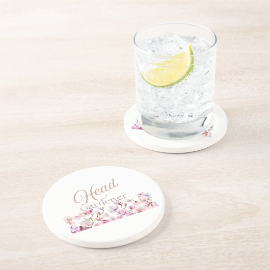 Head Gardener Floral Mother’s Day & Birthday Gift コースター (側面)