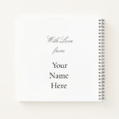 Head Gardener Floral Mother’s Day & Birthday Gift ノートブック (裏面)