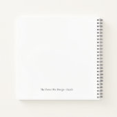 Head Gardener Floral Mother’s Day & Birthday Gift ノートブック (裏面)