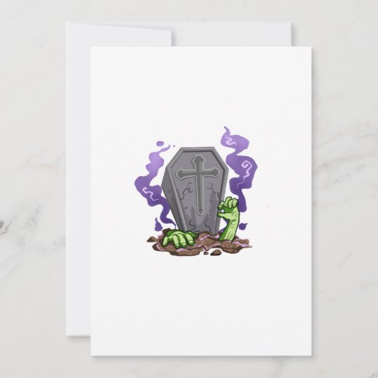 Head Horror Halloween Party  招待状 (裏面)