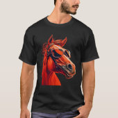 Head Horses Humorous Sunglasses 2 Tシャツ (正面)