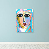 Head in the Clouds抽象芸術デジタ絵画ル キャンバスプリント (インサイチュ (ウッドフロア))