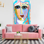 Head in the Clouds抽象芸術デジタ絵画ル キャンバスプリント (インサイチュ (リビング))