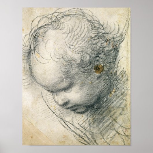 Head of a Cherub ポスター (正面)
