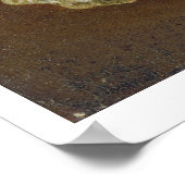 Head of a Grey Arabian Horse (oil on canvas on pan ポスター (角)