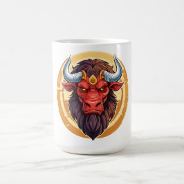 Head of a minotaur from greek mythology コーヒーマグカップ