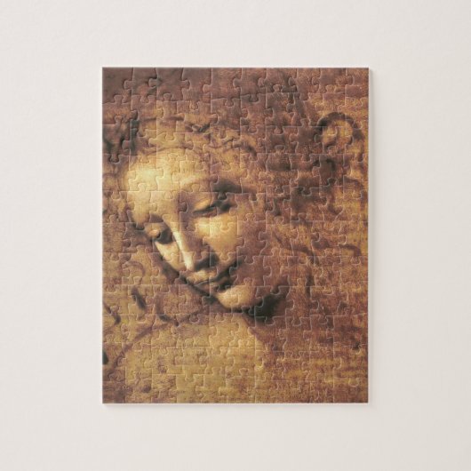 Head of a Woman La Scapigliata Leonardo Da Vinci ジグソーパズル (縦)