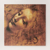 Head of a Woman La Scapigliata Leonardo Da Vinci ジグソーパズル (横)