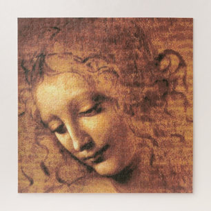 Head of a Woman La Scapigliata Leonardo Da Vinci ジグソーパズル