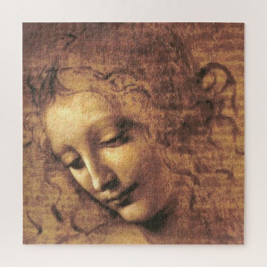 Head of a Woman La Scapigliata Leonardo Da Vinci ジグソーパズル (縦)