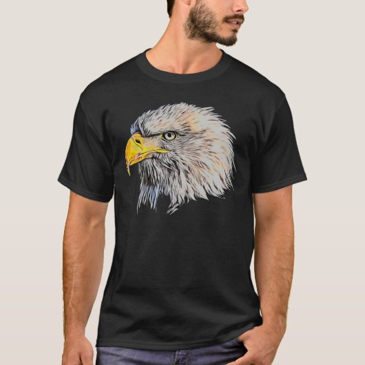 Head of  American bald eagle Tシャツ (正面)