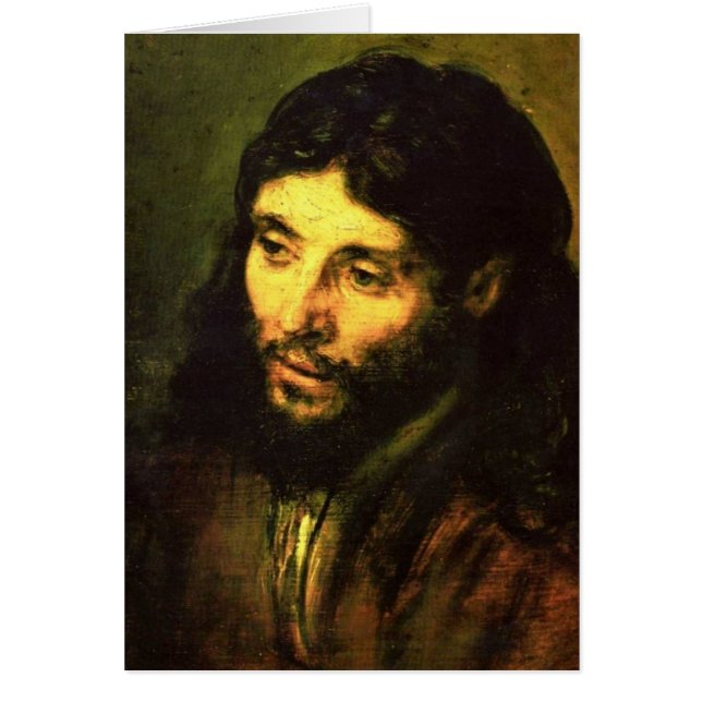 Head of Jesus by Rembrandt (正面)