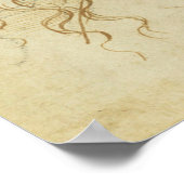 Head of Leda Da Vinci ポスター (角)