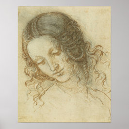 Head of Leda Da Vinci ポスター