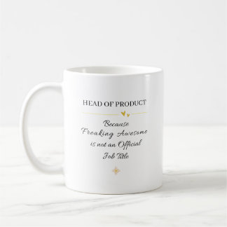Head of Product Office Quote コーヒーマグカップ