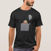 Head on a Plate on Cart T-shirt Tシャツ (正面)