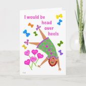 Head Over Heals Redhead Girl カード (正面)