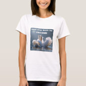 Head over Heel – スワン（軽） Tシャツ (正面)