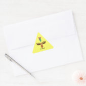 Head_Road Sign_Mistletoe_Oh親愛! 三角形シール (封筒)