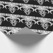 Headbangerのスカル ラッピングペーパー (角)