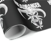 Headbangerのスカル ラッピングペーパー (ロールコーナー)