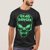 Headbanger Heavy Metal Rocker Dubstep Techno Rave  Tシャツ (正面)