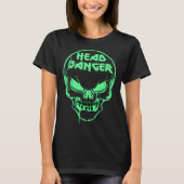 Headbanger Heavy Metal Rocker Dubstep Techno Rave  Tシャツ (正面)