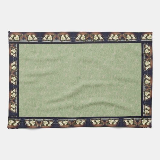 Headeのマグノリアによっては花の台所タオルが開花します キッチンタオル (横)