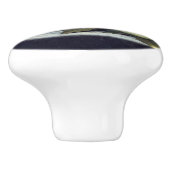 Headeのマグノリアによっては静物画の絵画のノブが開花します セラミックノブ (側面)