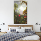 HEADE – ハミングバードのネスティングブラジルの風景 キャンバスプリント (インサイチュ (寝室))