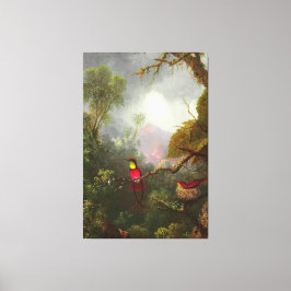 HEADE – ハミングバードのネスティングブラジルの風景 キャンバスプリント