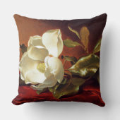 Heade - A Magnolia on Red Velvet クッション (正面)