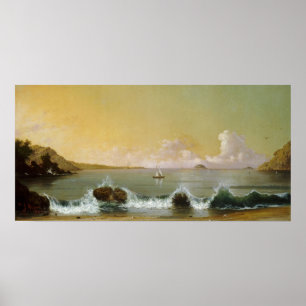 Heade - Rio De Janeiro Bay 1864 ポスター