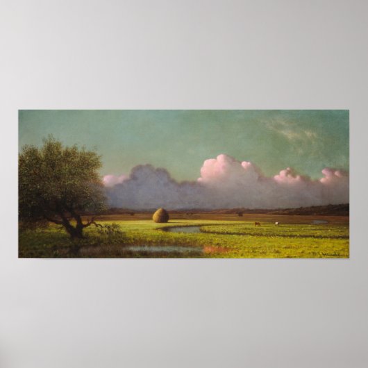 Heade - Sunlight And Shadow, Newbury Marshes ポスター (正面)
