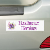 HeadhunterHeroines バンパーステッカー (車上)