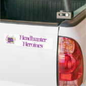 HeadhunterHeroines バンパーステッカー (トラック上)