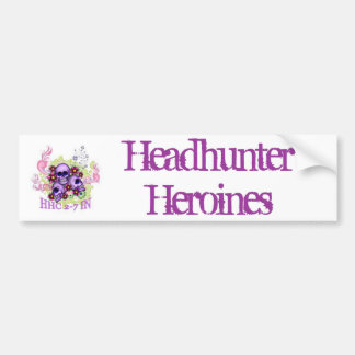 HeadhunterHeroines バンパーステッカー