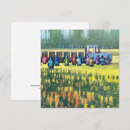 Heading Home, 2022 サンキューカード (正面/裏面)