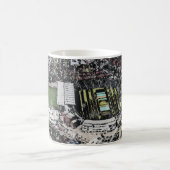 Headingley Cricket & Rugby Stadiums, Leeds コーヒーマグカップ (中央)