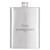 #HeadingSubheadingBodyClassicFlask フラスク (正面)