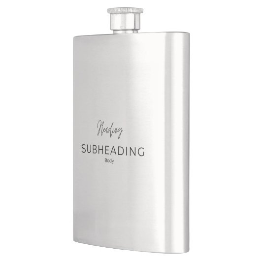 #HeadingSubheadingBodyClassicFlask フラスク (左)