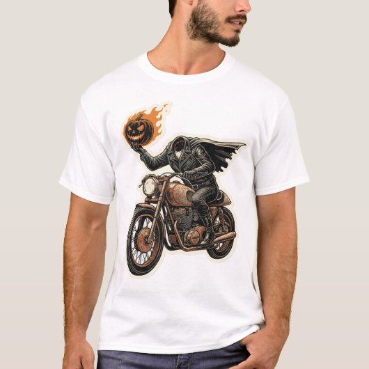 Headless Biker - Ride or Die Tシャツ (正面)