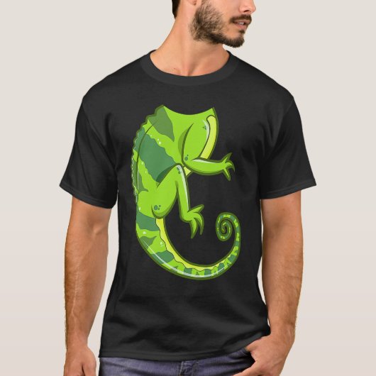 Headless Chameleon Lizard Halloween Costume DIY Ou Tシャツ (正面)